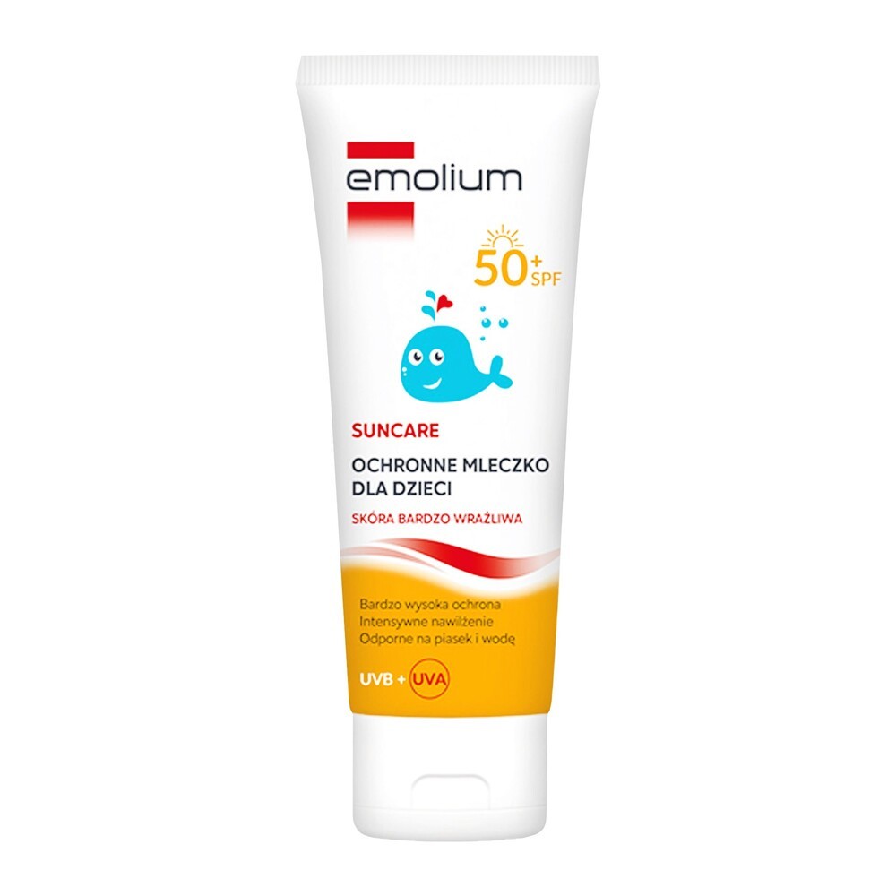 Emolium Suncare SPF 50 Ochronne mleczko dla dzieci, 125 ml
