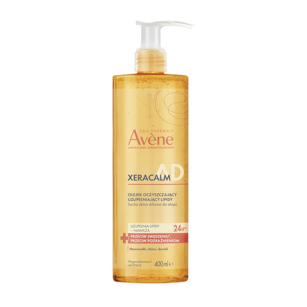 Avene XERACALM A.D Olejek oczyszczający uzupełniający lipidy 400ml