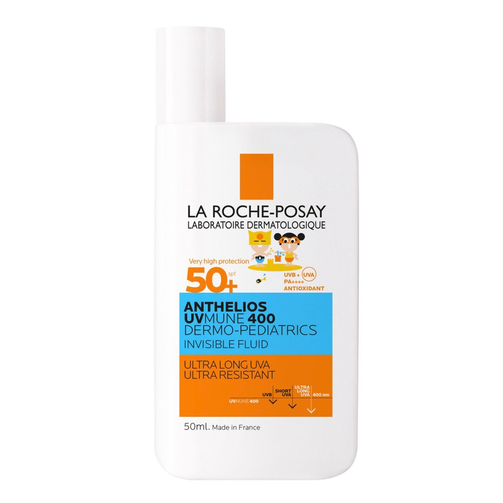 LA ROCHE-POSAY ANTHELIOS Dermo-Pediatrics UVMune 400 Fluide Solaire Niewidoczny fluid SPF50+, 50ml