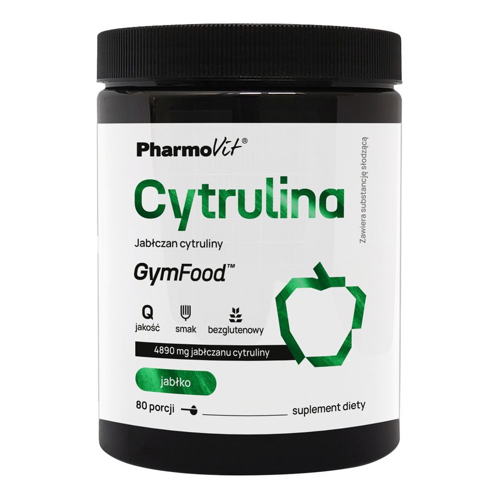 Pharmovit GymFood Cytrulina, proszek, smak jabłko, 400 g