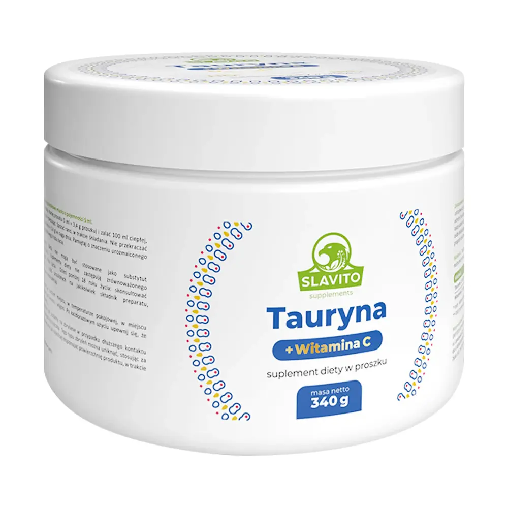 Slavito Tauryna z Witaminą C Proszek 340 g Hubert Czerniak Slavito SLV-008
