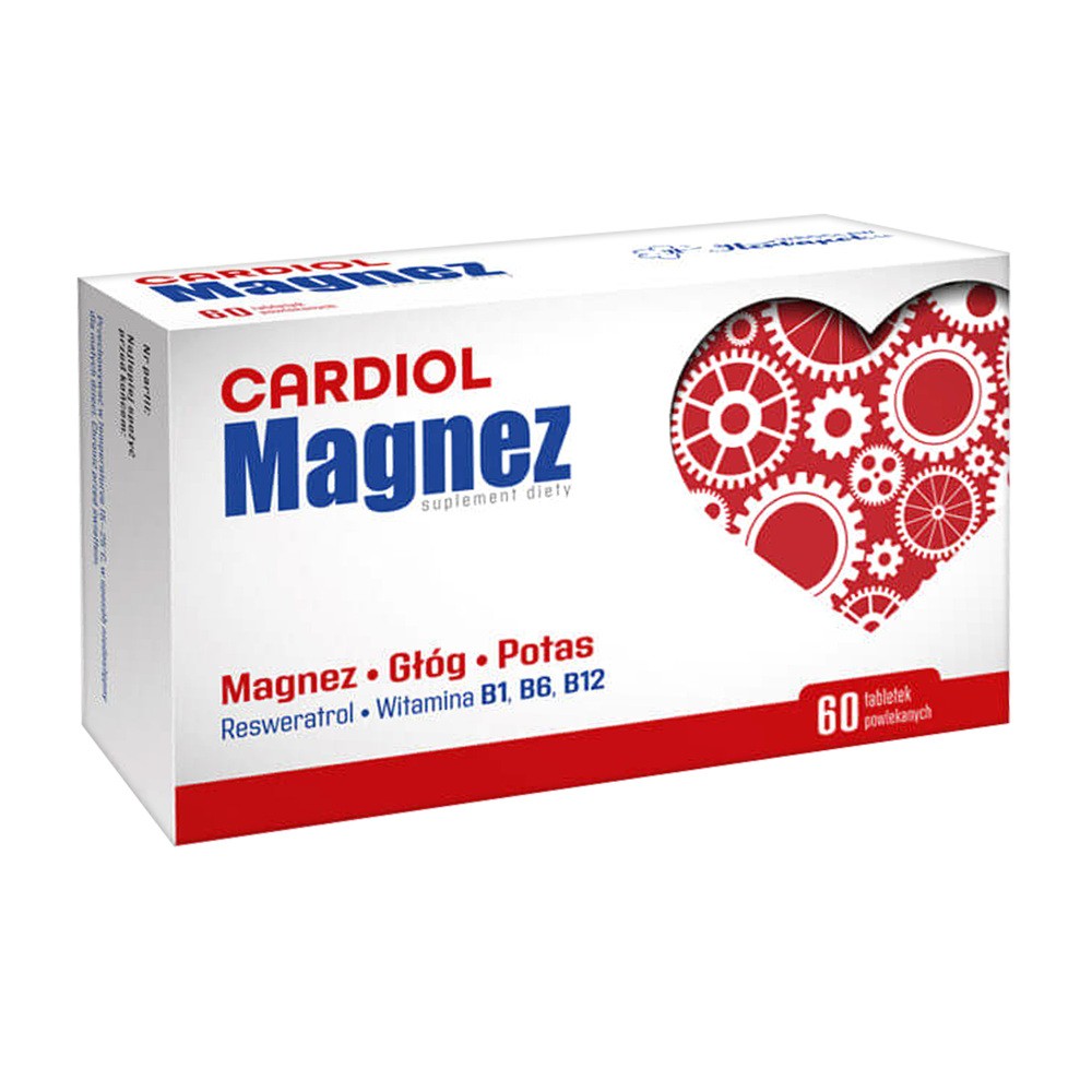 Cardiol Magnez, 60 tabletek powlekanych