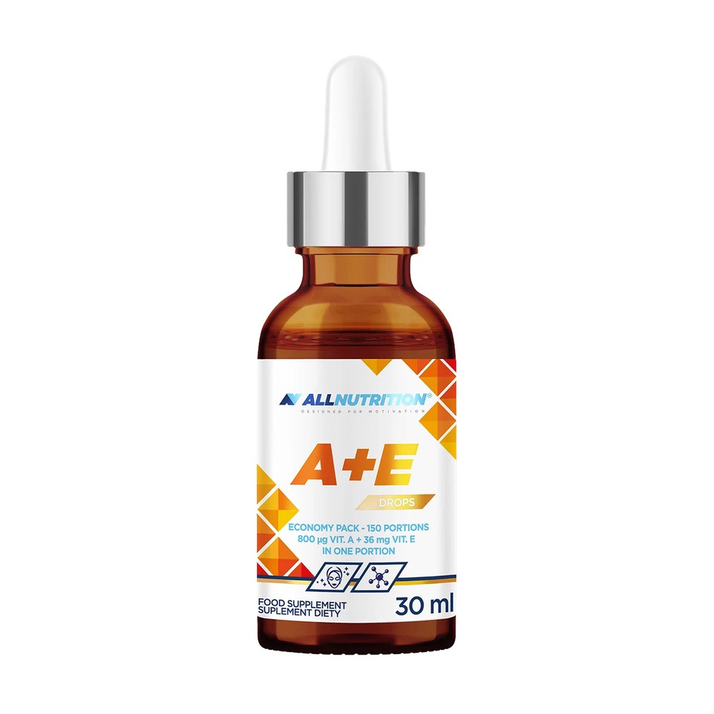 ALLNUTRITION Witamina A+E w kroplach, 30ml