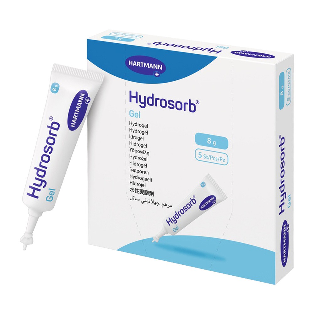 Hydrosorb Gel, hydrożel, 5 sztuk po 8 g