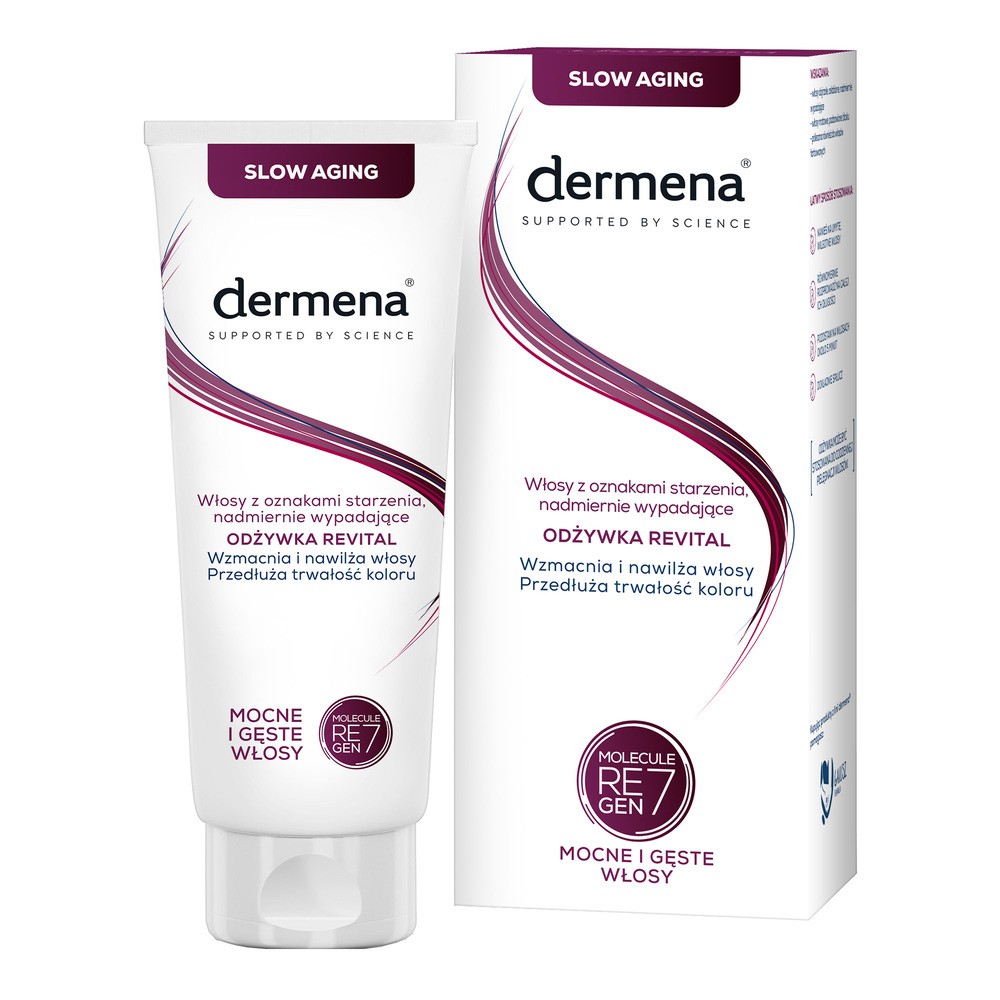 Dermena Revital, odżywka hamująca wypadanie włosów, 200 ml