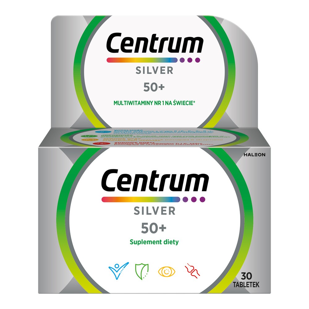 Centrum Silver Zestaw witamin i minerałów, 30 tabletek