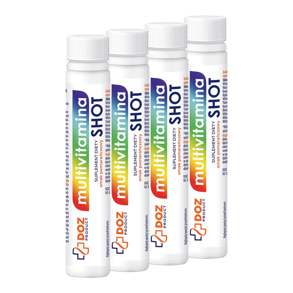 Zestaw 4 x DOZ Product Multivitamina Shot