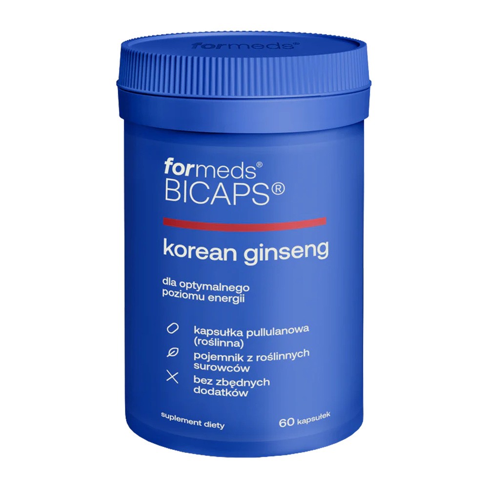 Formeds Bicaps Korean Ginseng Suplement diety 60 kaps.