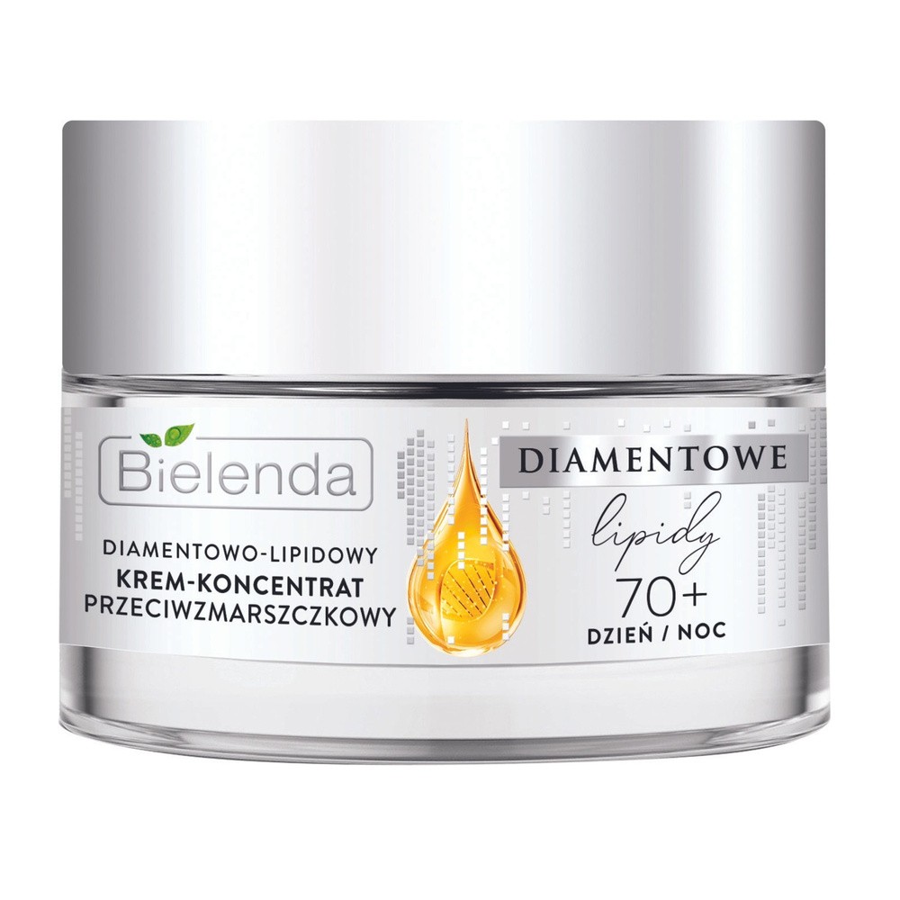 Bielenda Diamentowe Lipidy Diamentowo–lipidowy krem-koncentrat przeciwzmarszczkowy 70+ Dzień/Noc 50ml
