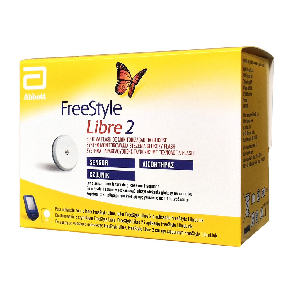 FreeStyle Libre 2, system monitorowania stężenia glukozy, sensor