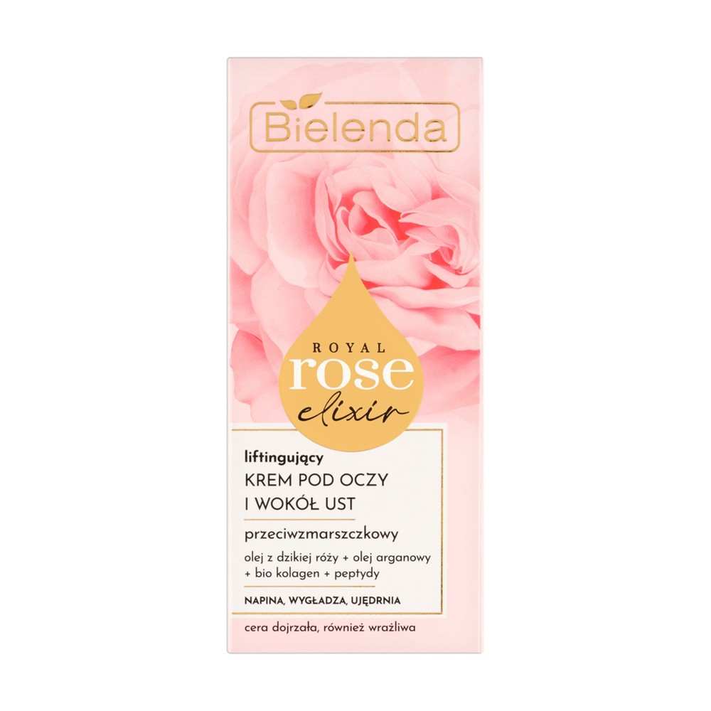 BIELENDA ROYAL ROSE ELIXIR LIFTINGUJĄCY KREM POD OCZY I WOKÓŁ UST 15ML