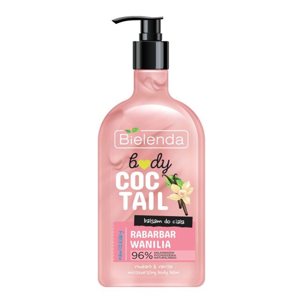 Bielenda Body Coctail Balsam do ciała nawilżający Rabarbar & Wanilia 400ml