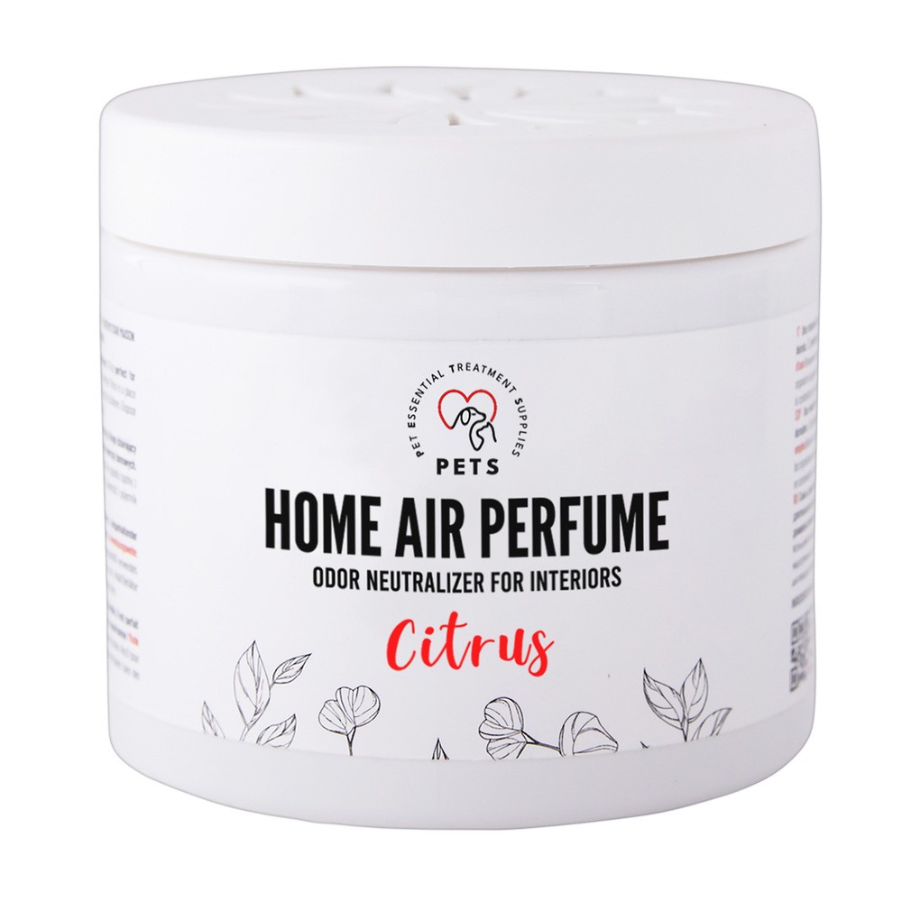 PETS HOME AIR NEUTRALIZATOR ZAPACHU DO WNĘTRZ o zapachu cytrusowym 170g