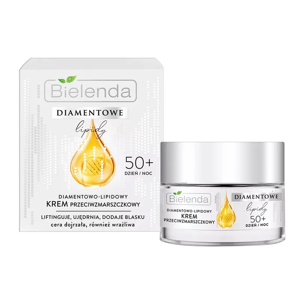Bielenda Diamentowe Lipidy Diamentowo–lipidowy krem przeciwzmarszczkowy 50+ Dzień/Noc 50ml