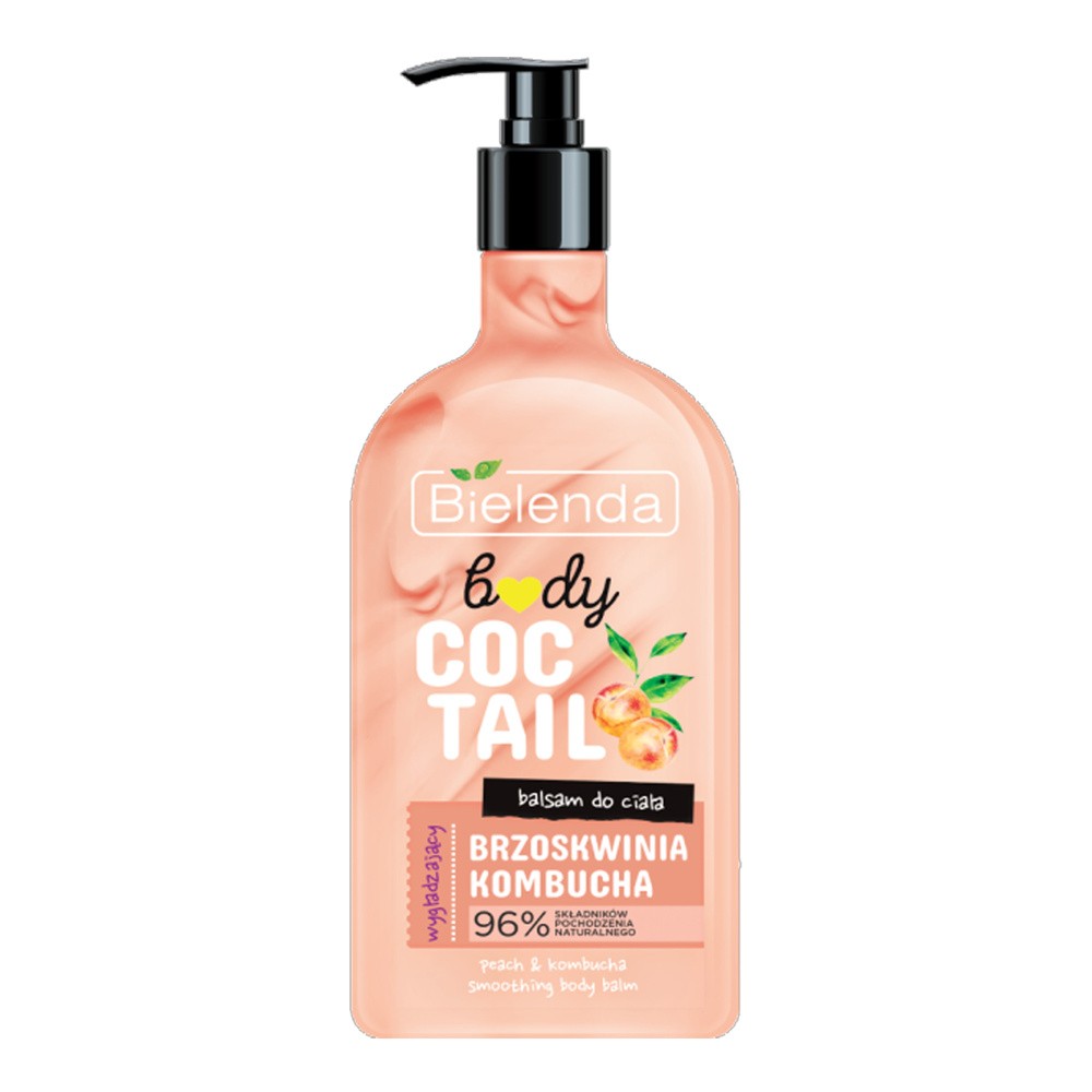 Bielenda Body Coctail Balsam do ciała wygładzający Brzoskwinia & Kombucha 400ml