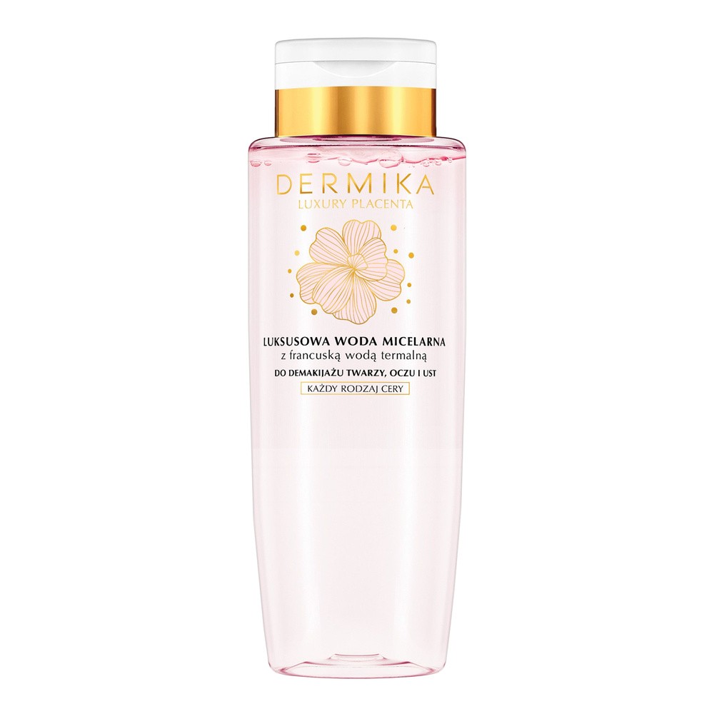 Dermika Luxury Placenta Luksusowa Woda micelarna z francuską wodą termalną 400ml
