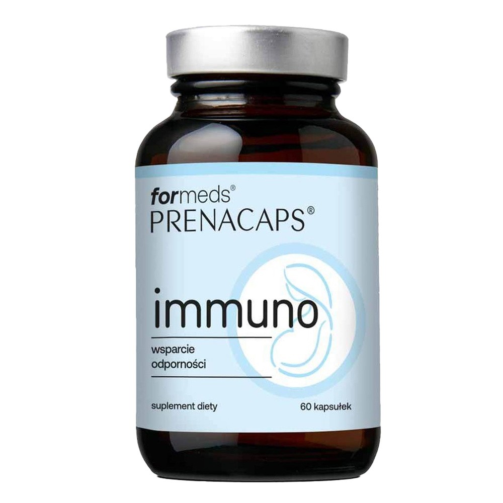 ForMeds Immuno Ekstrakt z czosnku acerola cynk witamina C 60 kapsułek 60 porcji 50,5 g Prenacaps
