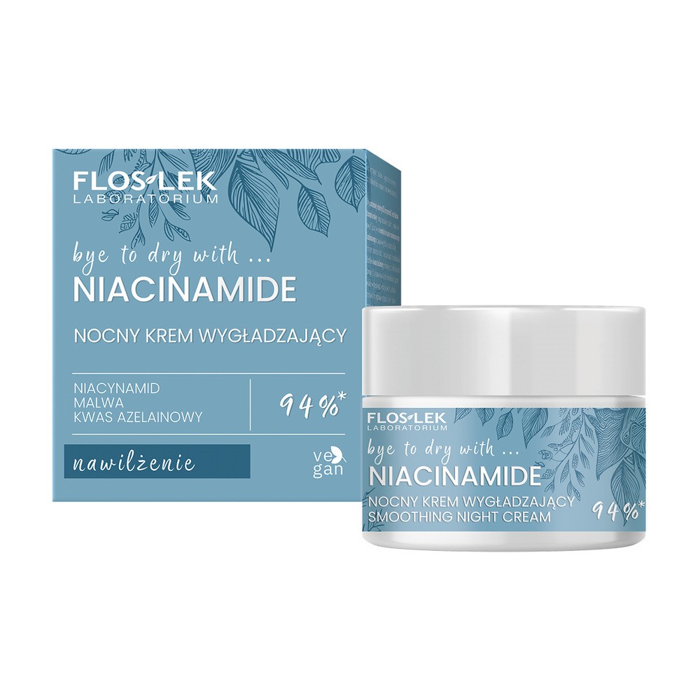 Floslek Niacinamide nocny krem wygładzający 50ml