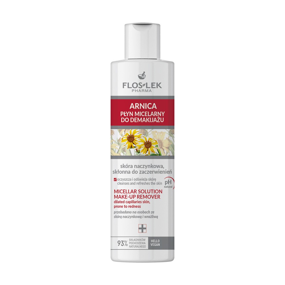 FLOS-LEK ARNICA Płyn micelarny do demakijażu skóra naczynkowa, 225ml