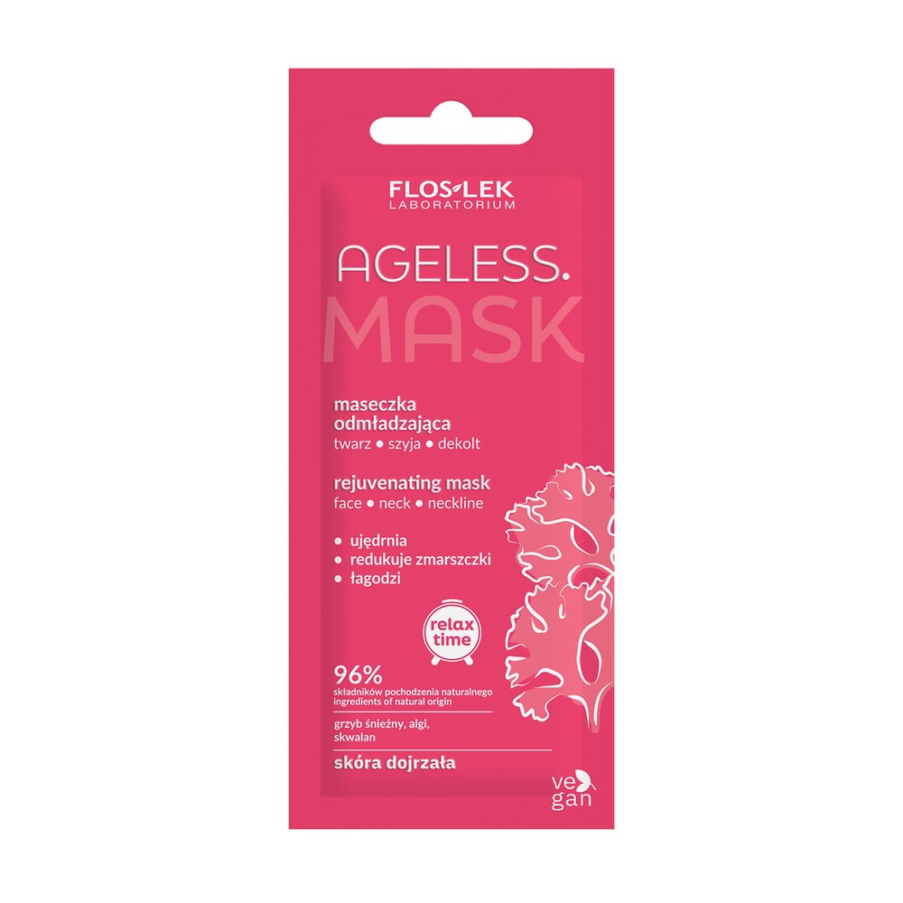 Floslek Ageless maseczka odmładzająca do twarzy, szyi i dekoltu, 6 ml
