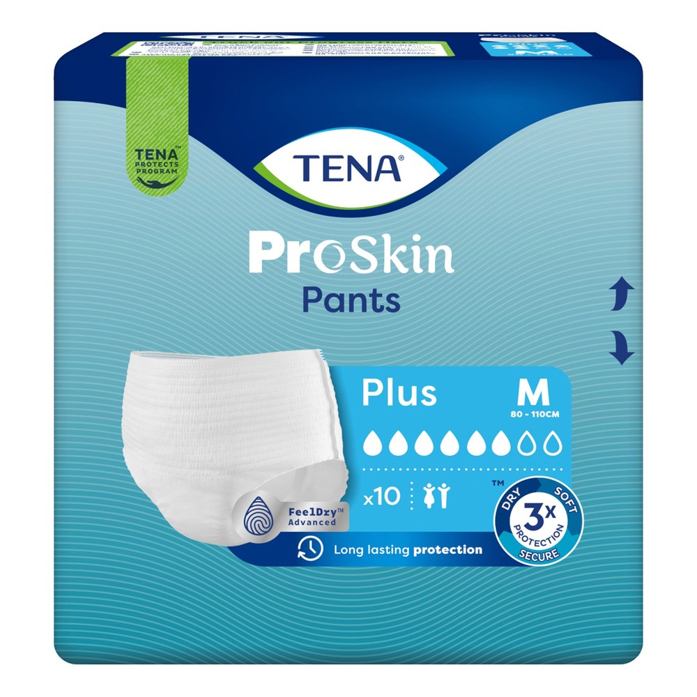 Tena ProSkin Pants Plus Majtki chłonne Rozmiar M, 10 sztuk