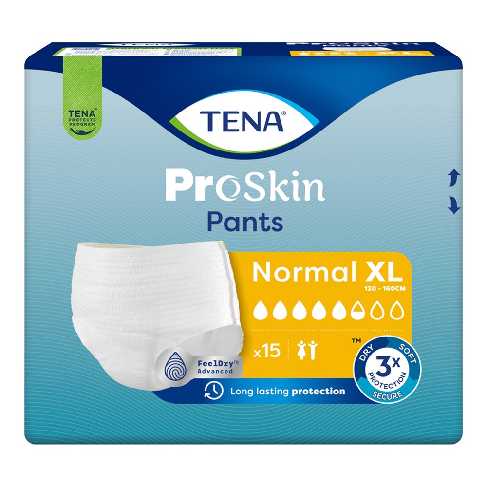 Tena Pants ProSkin, majtki chłonne, rozmiar XL, 120-160 cm, Normal, 15 sztuk