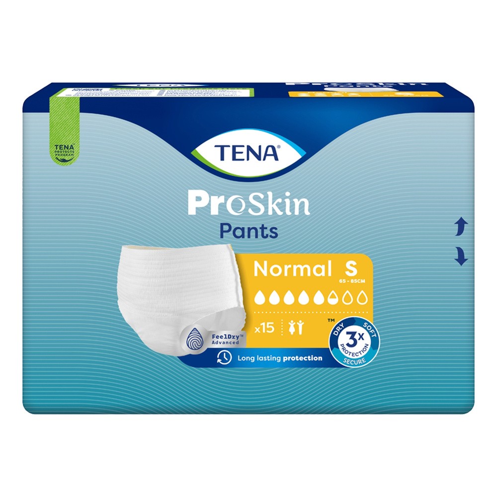 Tena Pants ProSkin, majtki chłonne, rozmiar S, 65-85 cm, Normal, 15 sztuk