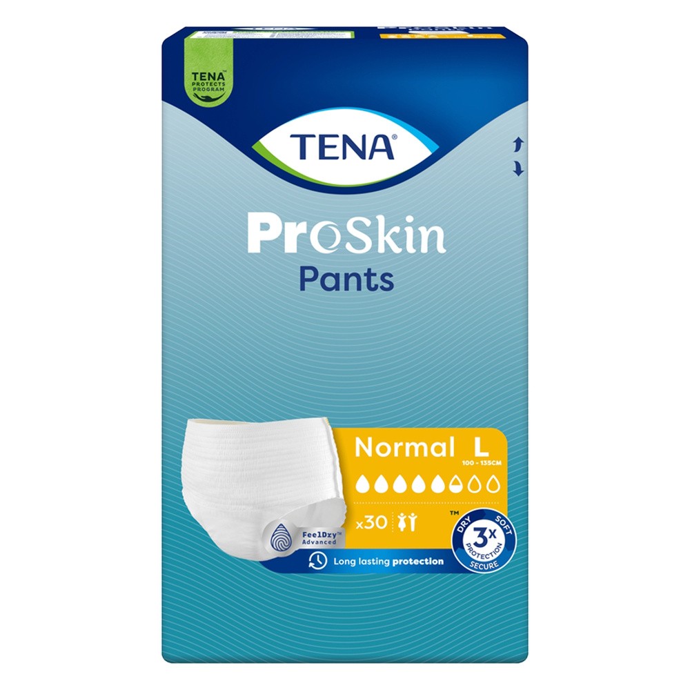 Tena Pants ProSkin, majtki chłonne, rozmiar L, 100-135 cm, Normal, 30 sztuk