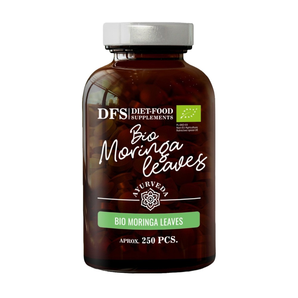 Diet-Food 154Diet-Food Super Moringa Tabletki (Sproszkowane Liście) 250 Tabletek MIPMORINGA