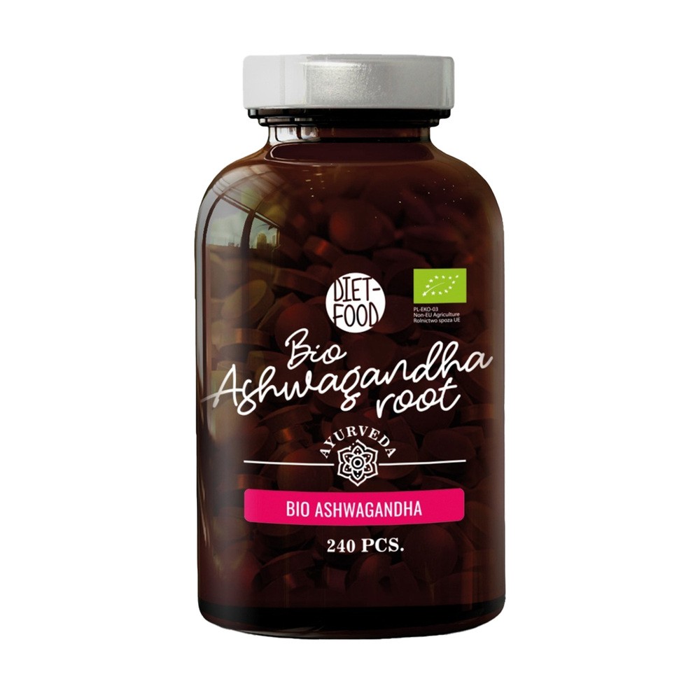 Aswaganda BIO 240 tabletek Diet Food 5906660508977