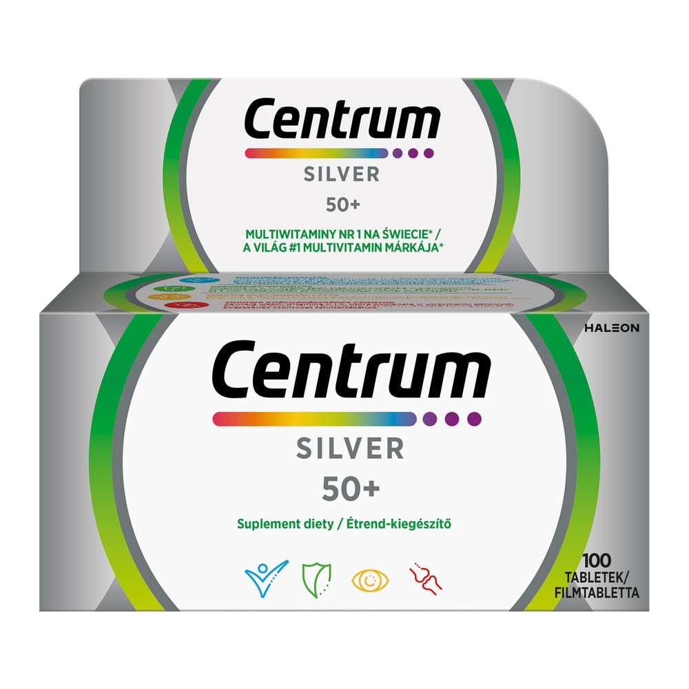 CENTRUM Silver 50+ Witaminy Suplement Diety 100 Tabletek