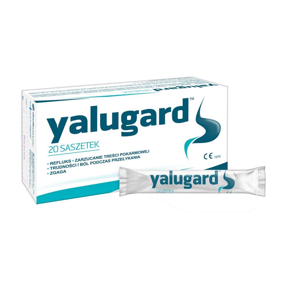 Yalugard™, Syrop Przeciwrefluksowy, 20 Szt.