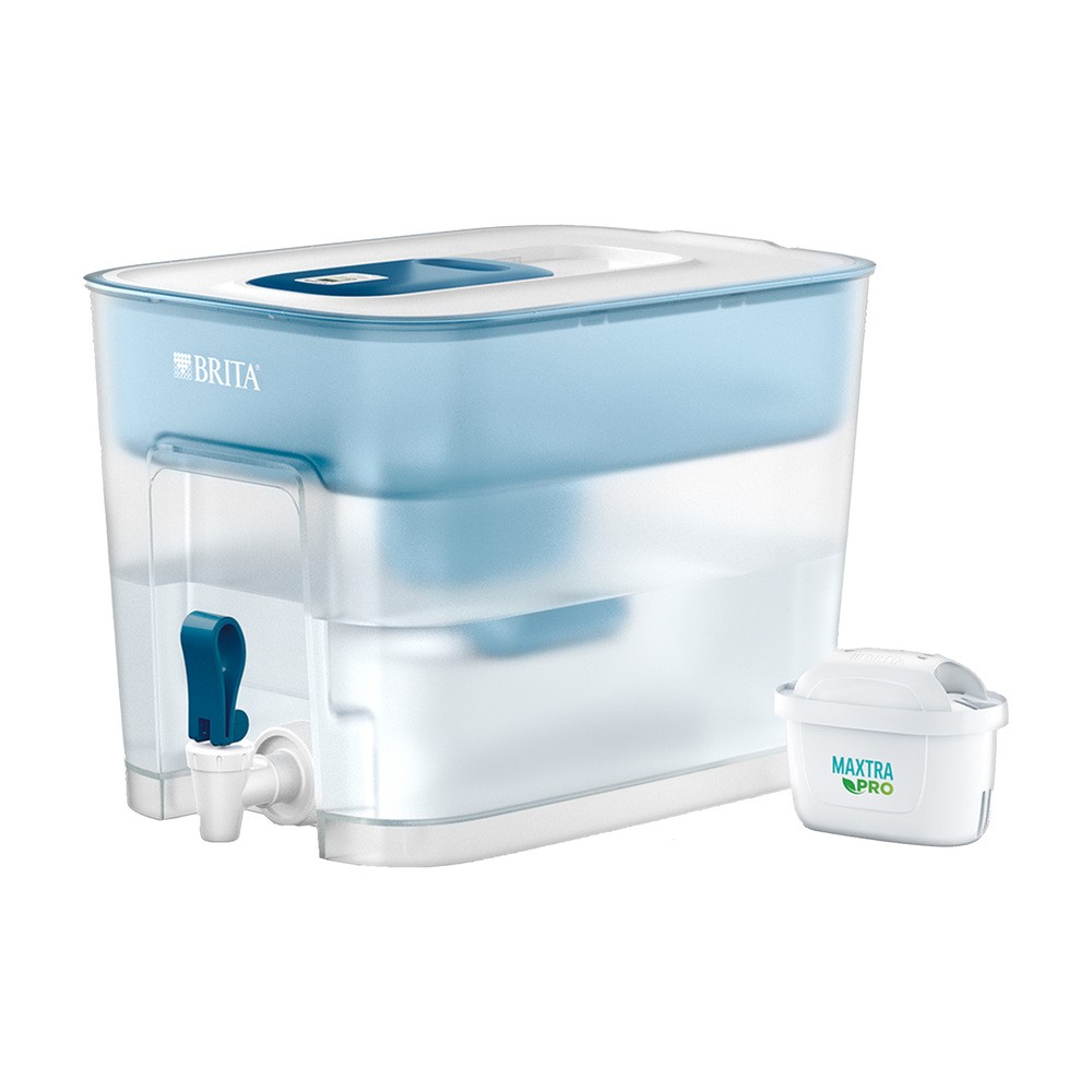 Brita, Dystrybutor Wody Brita Flow+1 Wkład Filtrujący Maxtra Pro, Niebieski, 8,2 L