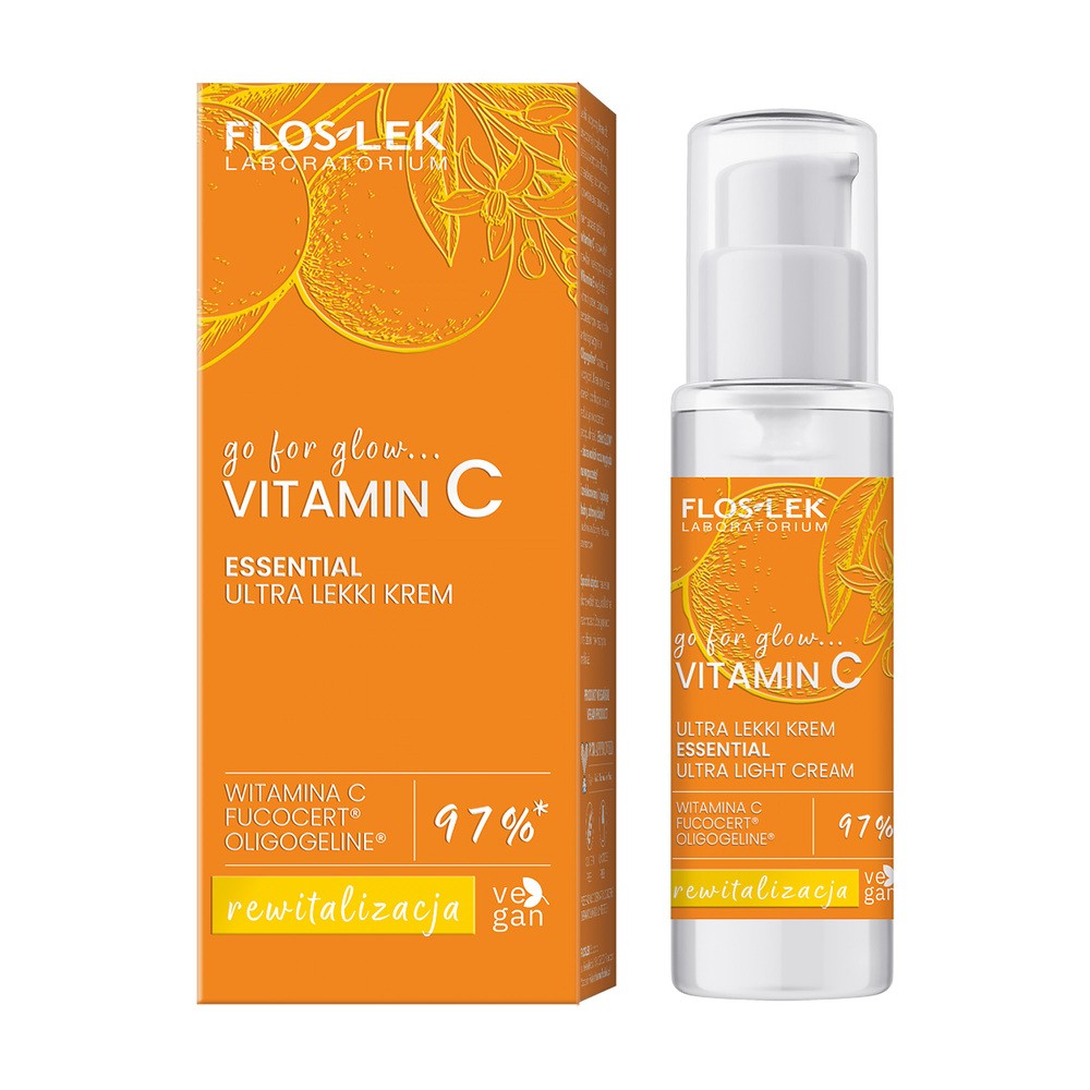 FLOSLEK Go For Glow Vitamin C Ultra lekki krem na dzień i na noc, 30ml