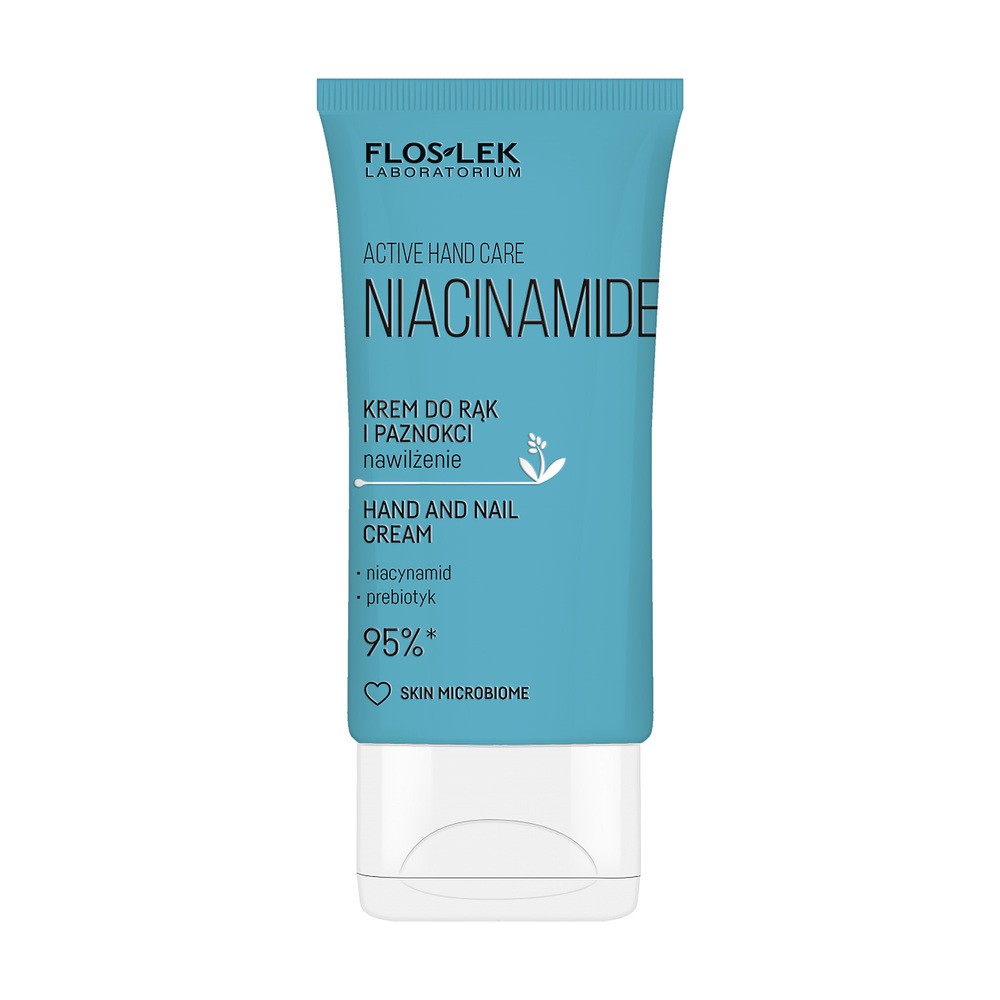 Floslek Laboratorium Niacinamide, krem do rąk i paznokci, 50 ml