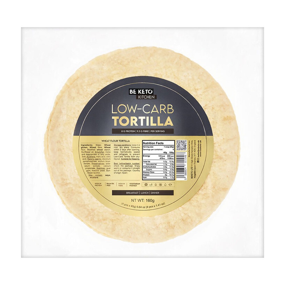 BeKeto Keto Tortilla 4x40g