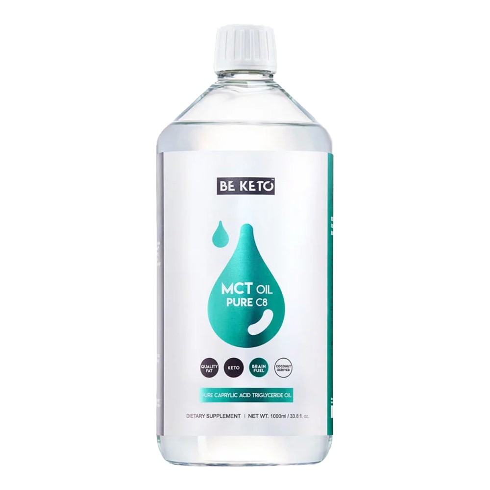 BeKeto Olej MCT 100% C8 - 1000 ml