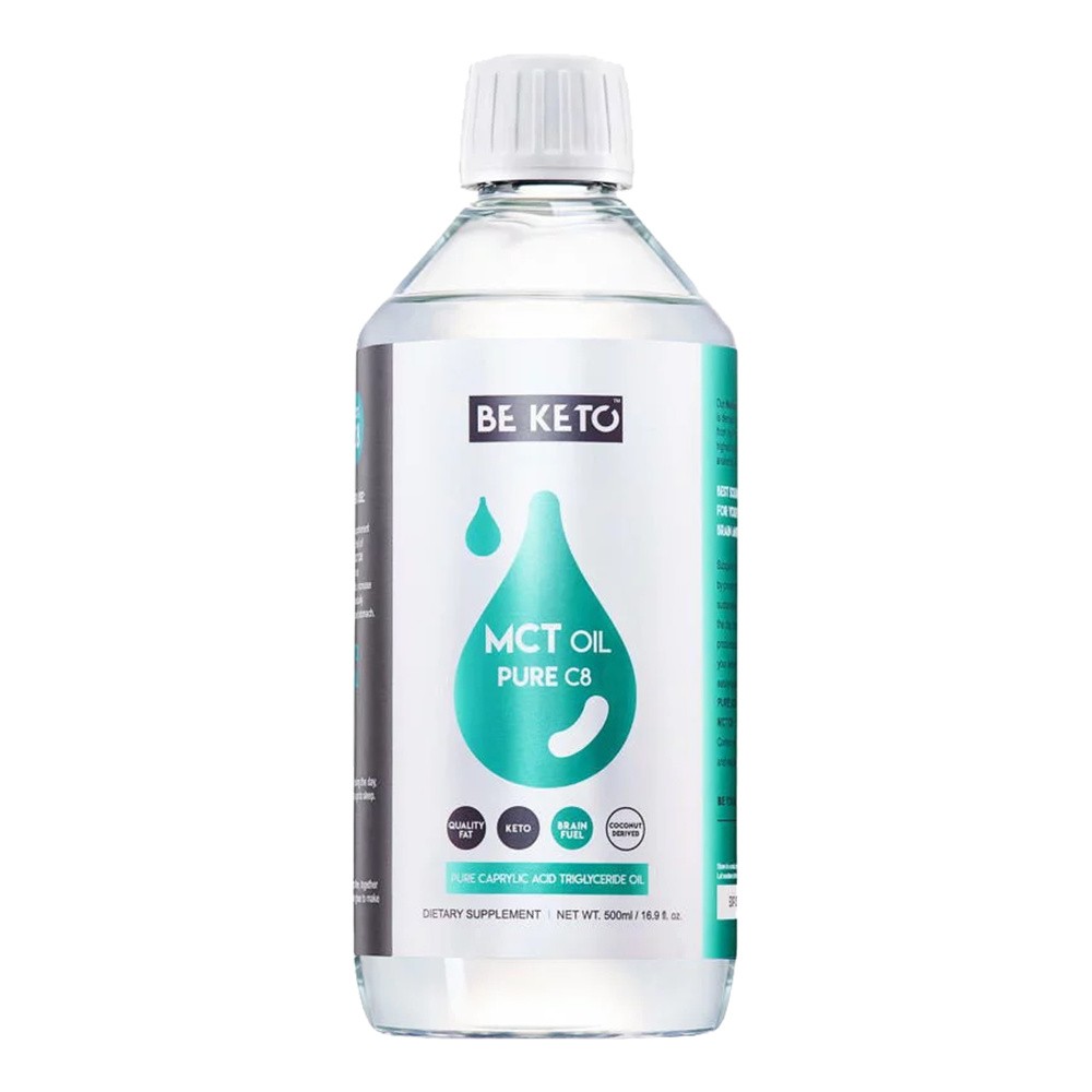 BeKeto, Olej MCT 100% C8, 500 ml