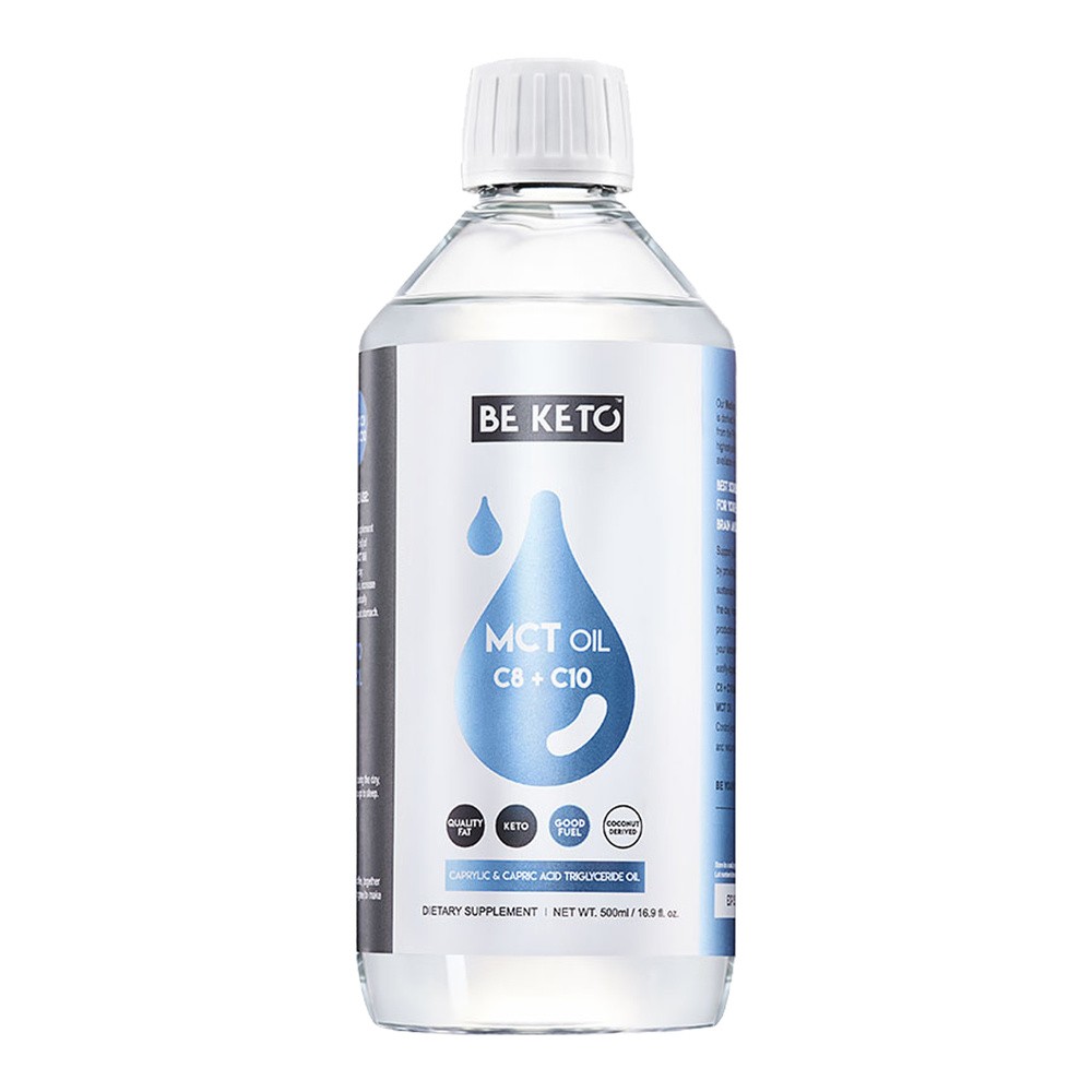BeKeto, Olej MCT 100% C8+C10, 500 ml