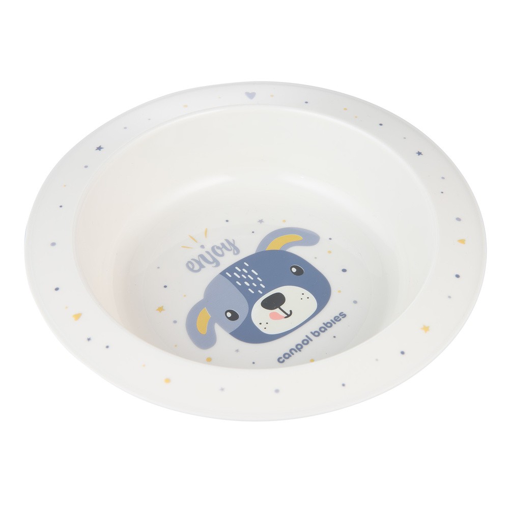 Canpol babies Miska plastikowa dla dziecka 270 ml CUTE ANIMALS 4m+