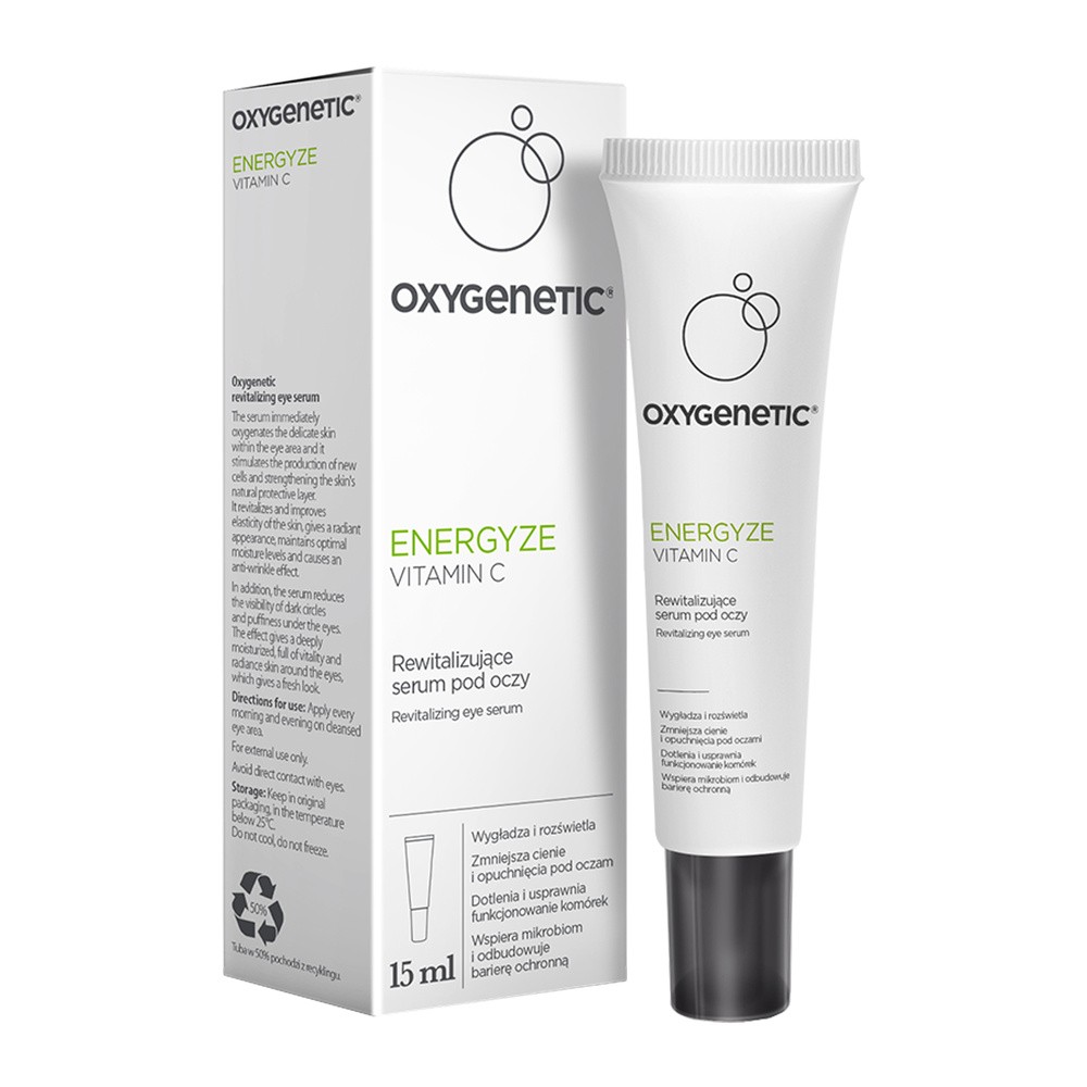 Oxygenetic Energyze Vitamin C, rewitalizujące serum pod oczy, 15 ml