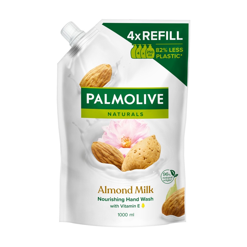 Palmolive NATURALS Milk & Almond z mlekiem i ekstraktem z migdałów kremowe mydło w płynie do rąk 1000 ml ZAPAS CP-PAL-0087