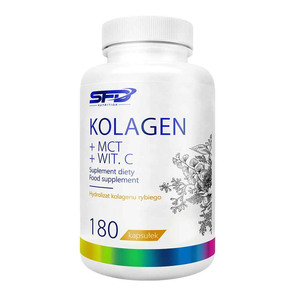 SFD Kolagen + MCT + Witamina C, 180 kaps.