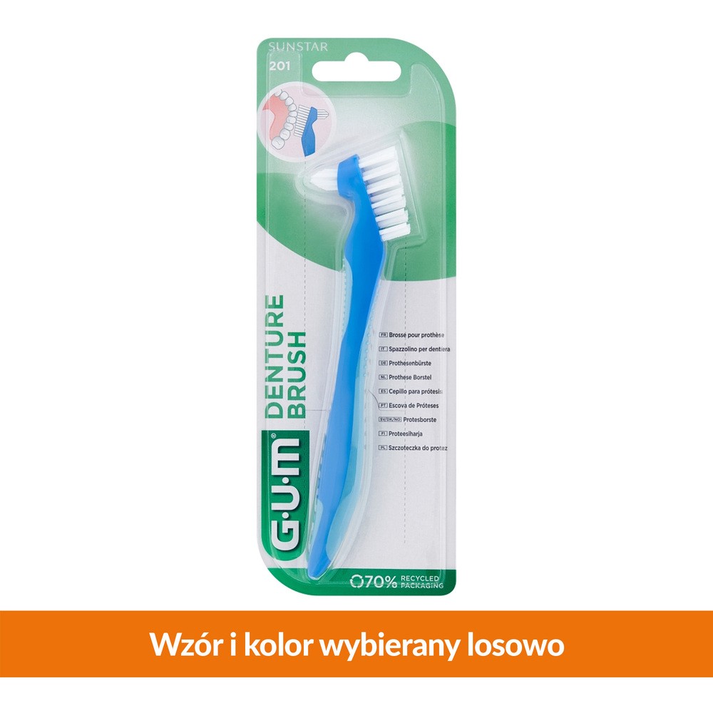 Sunstar Gum GUM szczotka do czyszczenia protez zębowych i aparatów ortodontycznych 3319