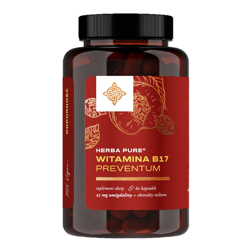 Herbamedicus Herba Pure Witamina B17 Preventum Suplement diety 60 kaps.