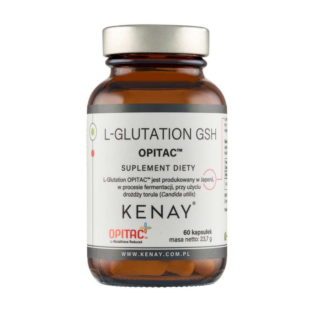 Suplement diety, Kenay, L-glutation Gsh Opitac, 60 Kaps.