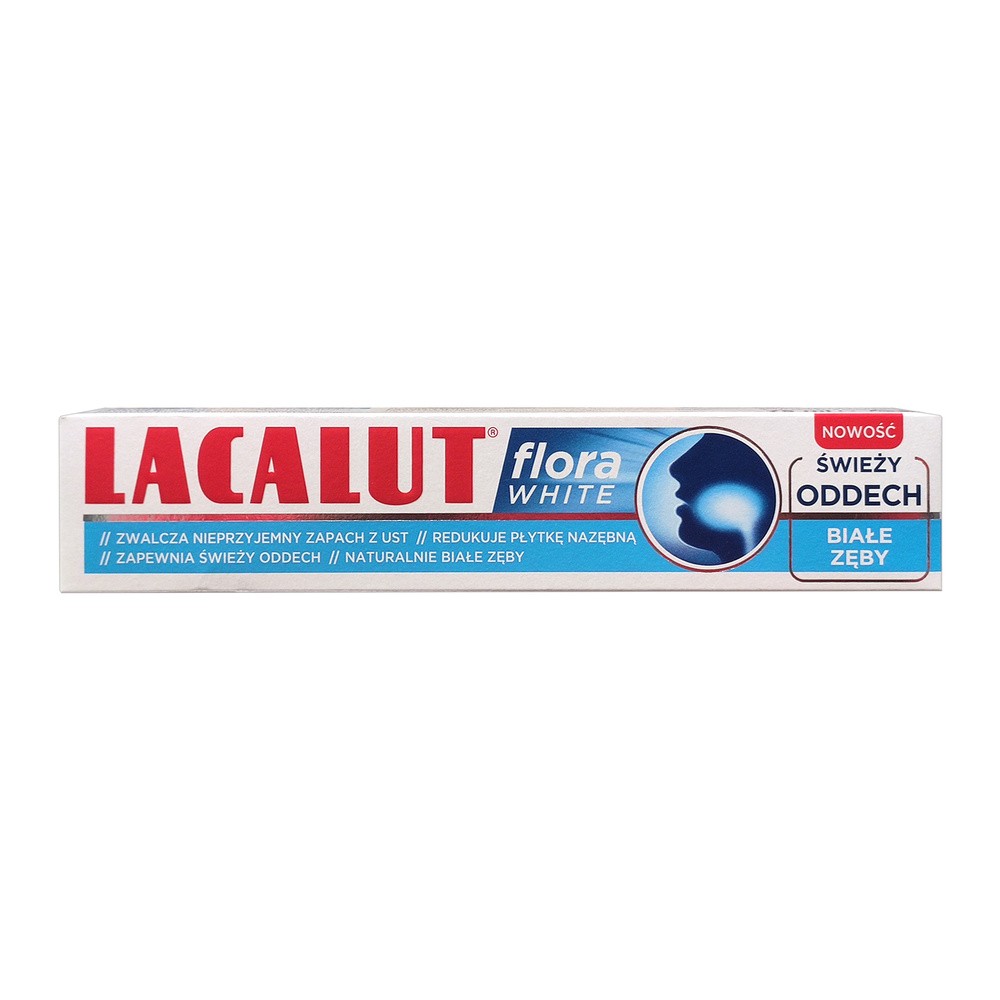Pasta do zębów LACALUT Flora White Halitoza 75 ml