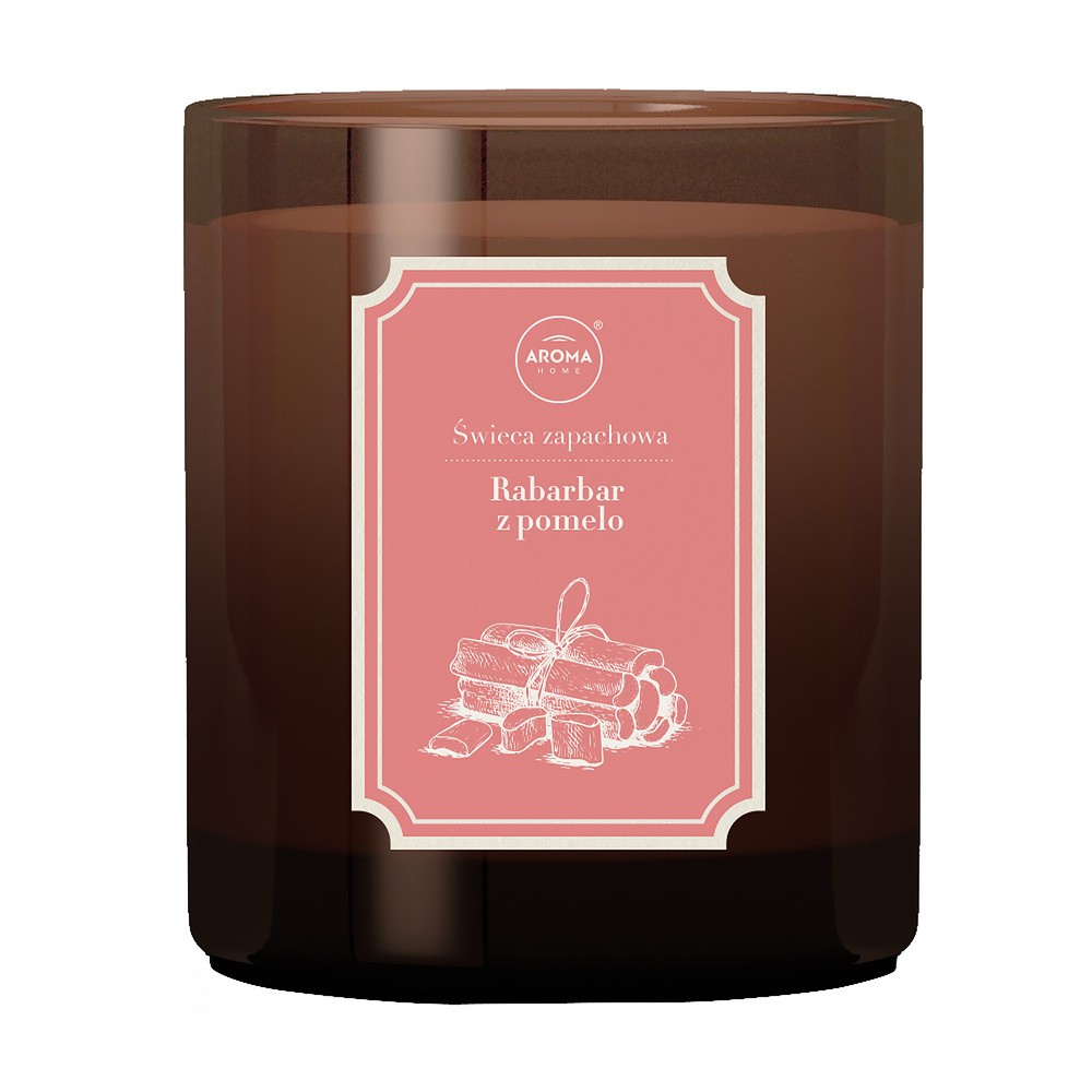 Aroma Home Domowy Zielnik Świeca Rabarbar Pomelo 160 g