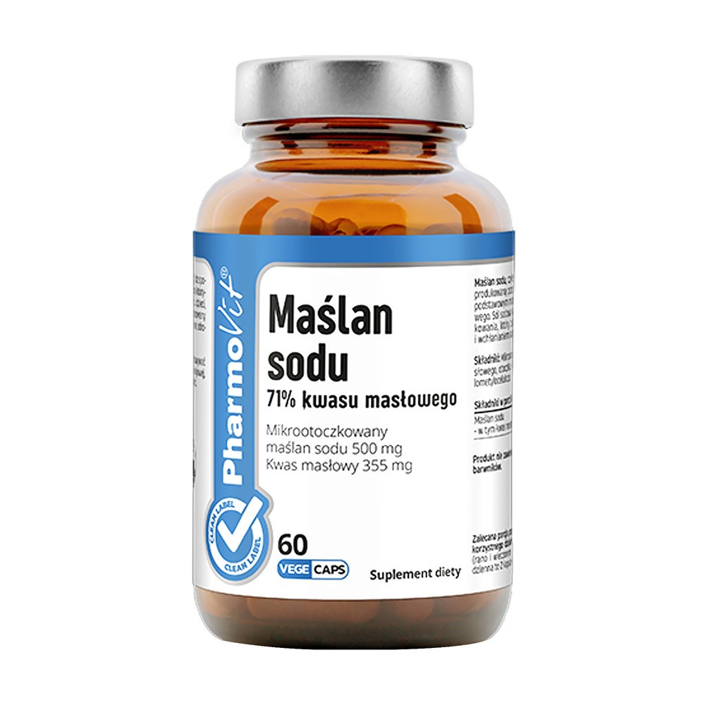 Pharmovit Maślan Sodu Suplement diety 60 kaps.
