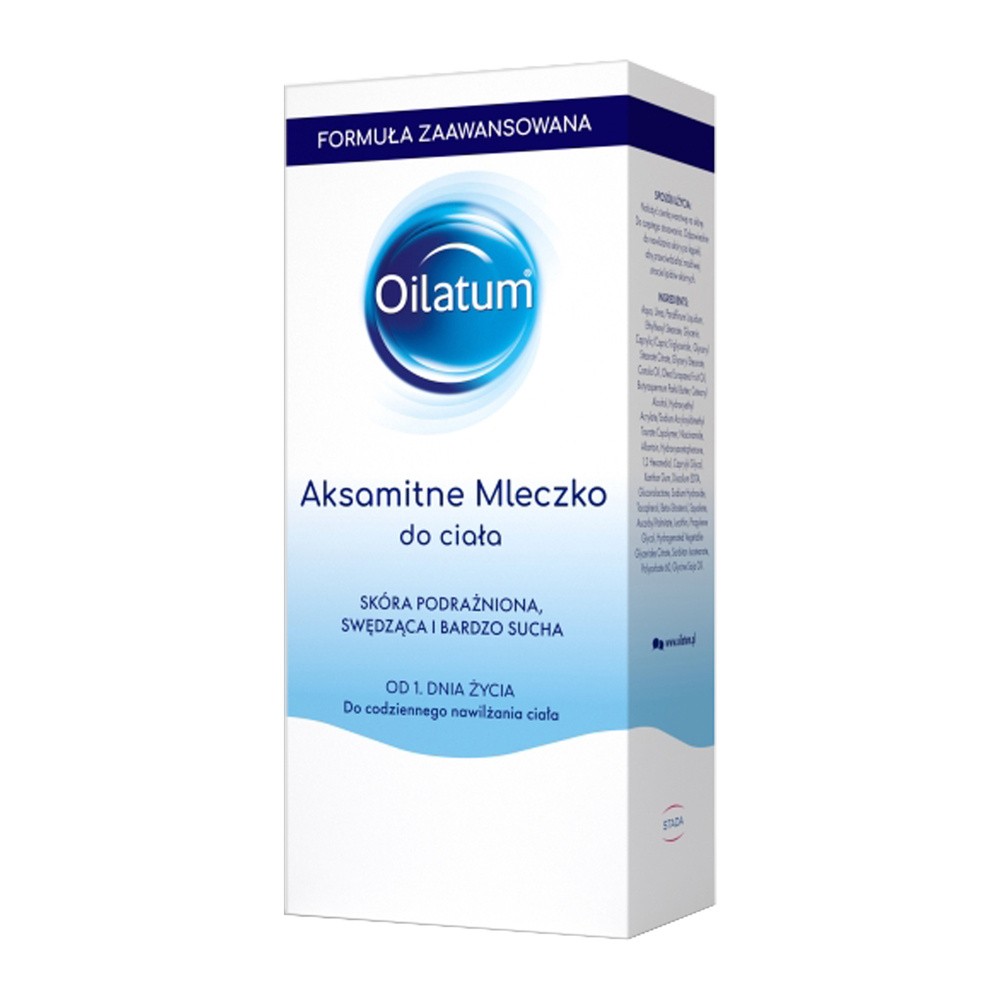 Oilatum Formuła Zaawansowana, aksamitne mleczko do ciała, od 1 dnia życia, 400 ml